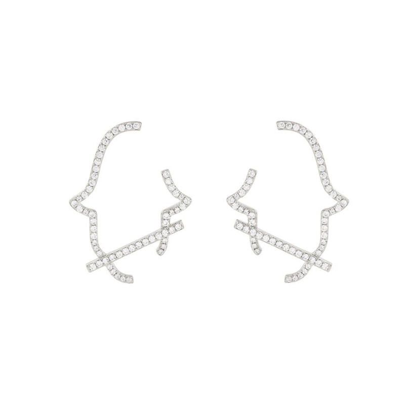 Boucles Excellence Argent 925 Rh