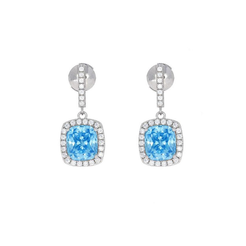 Boucles Excellence Argent 925 RH & AQ DC
